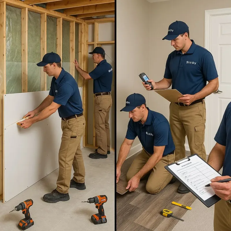 Repairs and Reconstruction process in Nescopeck, PA